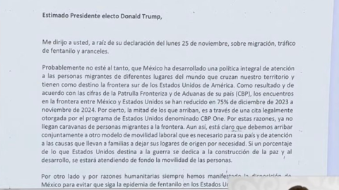 Claudia Sheinbaum responde a amenazas de Donald Trump