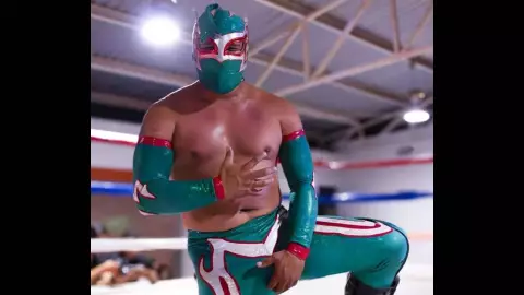 Accidente de luchador en Aguascalientes