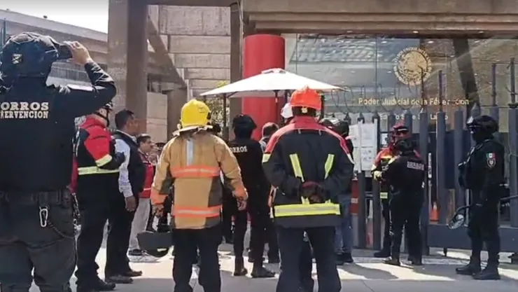 Amenaza de bomba en Palacio de Justicia de Cámara de Diputados hoy miércoles 27 de mayo