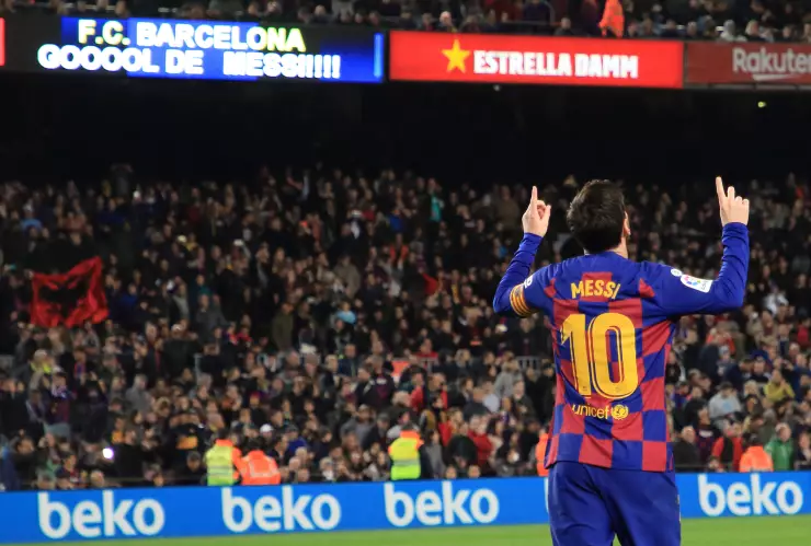 Messi le dedica sus goles a su abuela