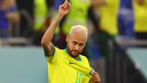 Neymar celebra el triunfo