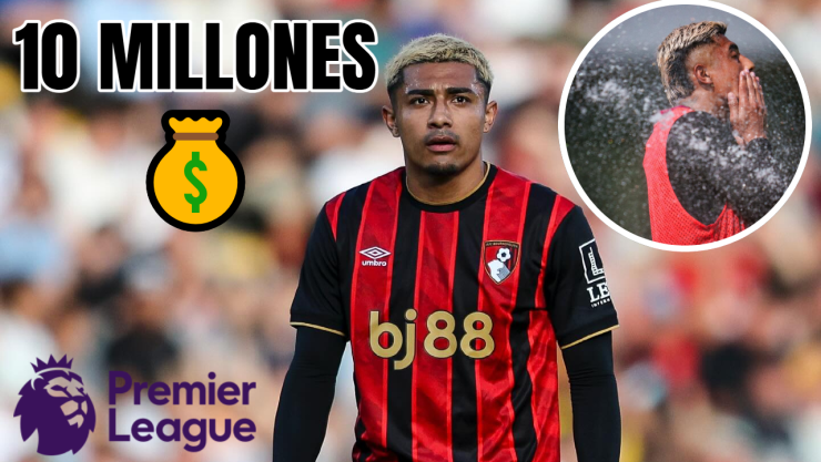 Vale 10 millones, pero vive un calvario en la Premier League: la dura actualidad de Juli&aacute;n Araujo