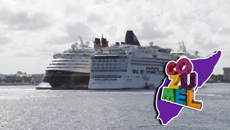 Estos son los cruceros que llegan a Cozumel HOY 12 de octubre de 2025.jpg
