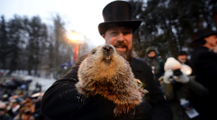 Marmota predice el inicio temprano de la primavera