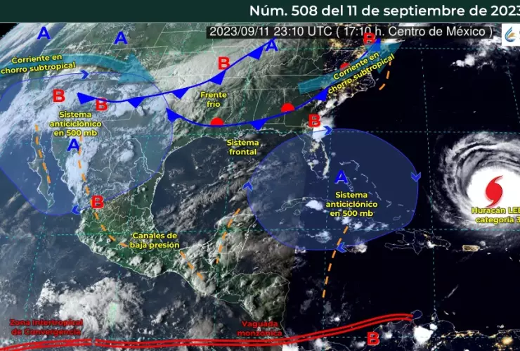 Nuevo frente frío entrará a México este septiembre 2023