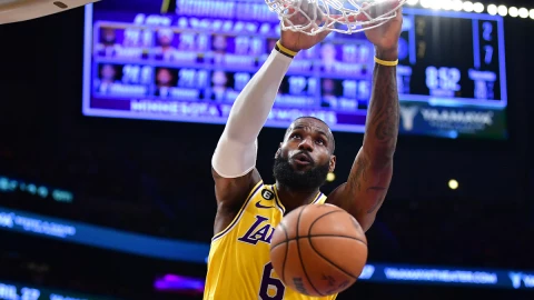 Lebron James con los Lakers