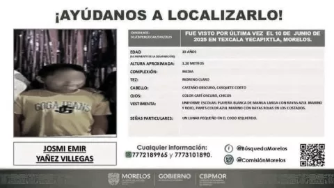 Ficha de búsqueda de Josmi Emir Yáñez