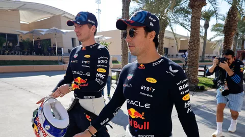 Max Verstappen y Checo Pérez