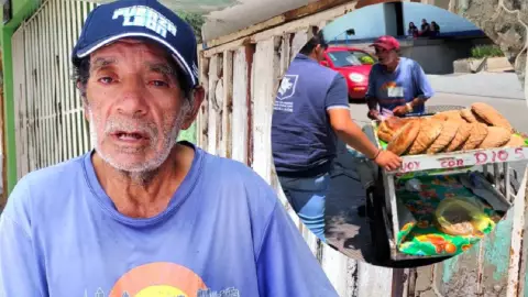 Quitan puesto de pan a adulto mayor