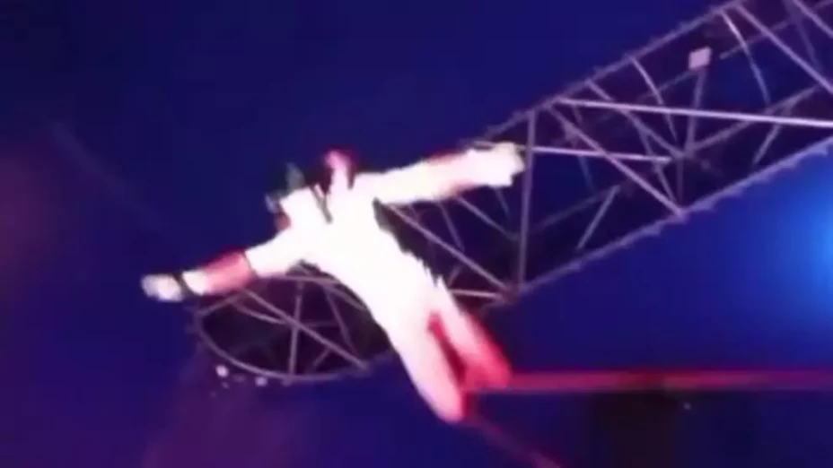 Caída de acróbata en Hidalgo.