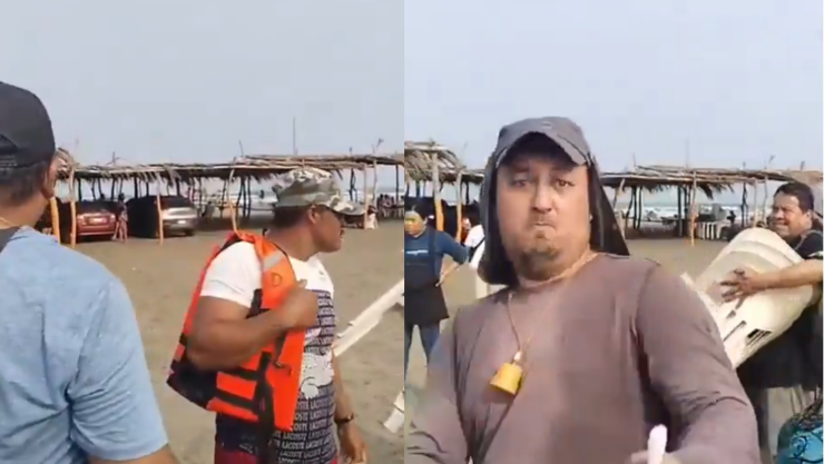 Palaperos de Veracruz agreden a turistas por no consumir.