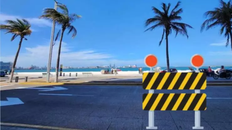 Cierre vial en Veracruz