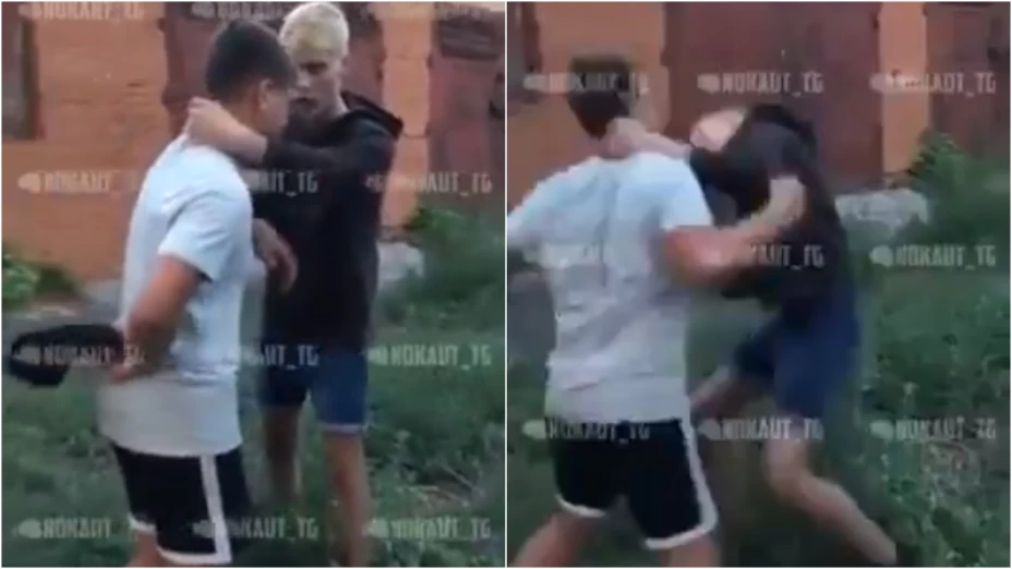 VIDEO_ ¡Imágenes sensibles! Joven se defiende de bully en Estados Unidos; lo noqueó de un golpe