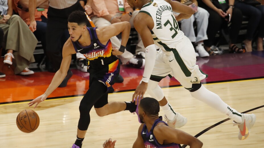 Devin Booker, en las Finales de la NBA