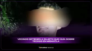 Habitantes impidieron su fuga y evitaron linchamiento; autoridades investigan si está vinculado a otros robos