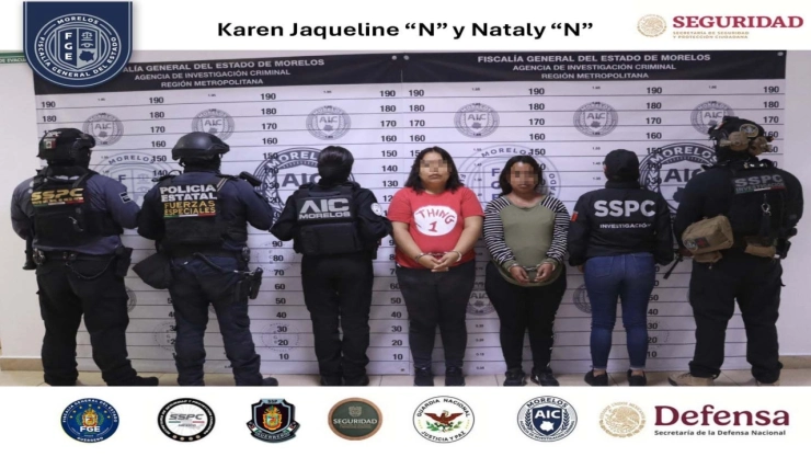 Son detenidas Karen “N” y Nataly “N” por el presunto feminicidio de Margarita Ceceña el viernes 25 de septiembre de 2026