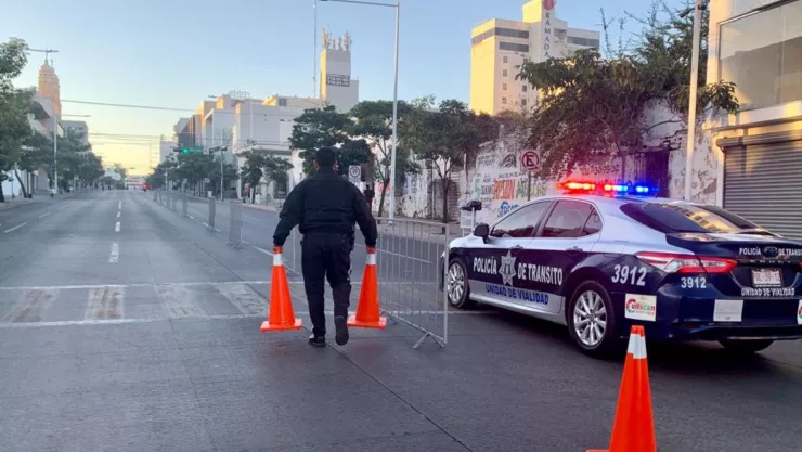 Cierres por maratón de Culiacán