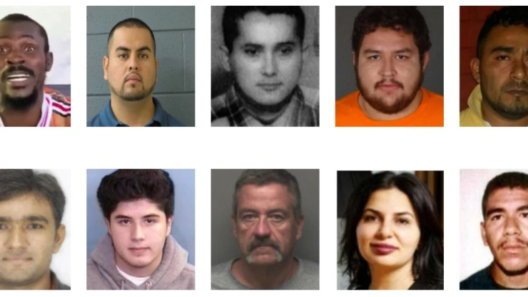 El FBI ha ofrecido recompensas para localizar a los 10 criminales.