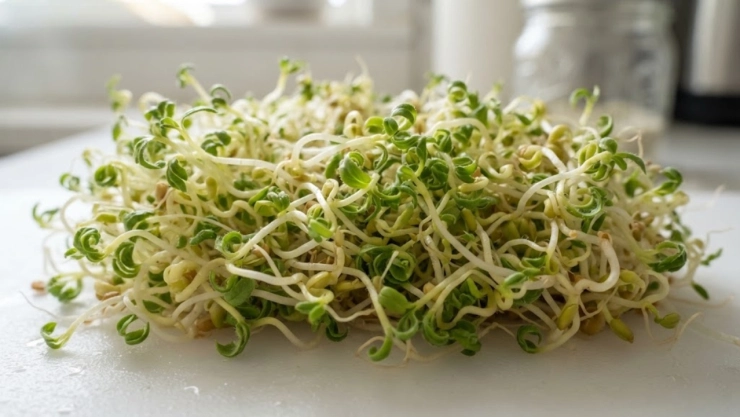 Brotes de alfalfa