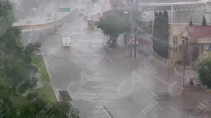 Fuerte lluvia en León hoy 12 de septiembre