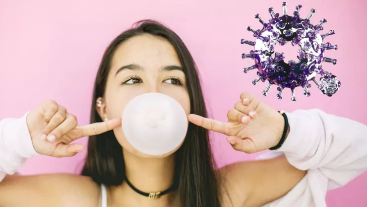 Chicle para disminuir contagios