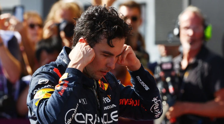 Checo Pérez en el Gran Premio de Hungría