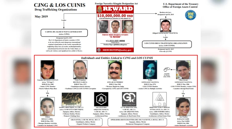 Quiénes son “Los Cuinis”, grupo delictivo ligado al CJNG