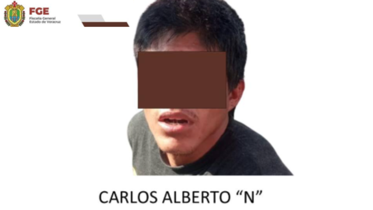 Sujeto detenido por la Fiscalía General del Estado de Veracruz