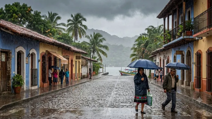¡Saca el paraguas! Tormentas eléctricas y lluvias intensas azotarán a Nayarit en las próximas horas