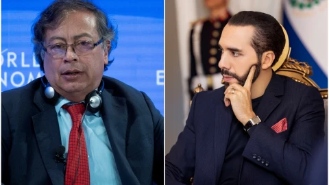 Petro y Bukele se pelean en redes sociales