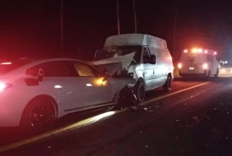 Accidente vehicular en la carretera Veracruz - Córdoba