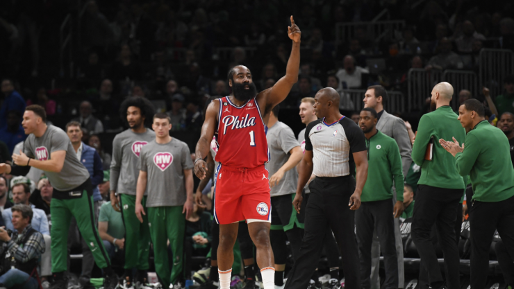 James Harden con los Filadelfia 76ers