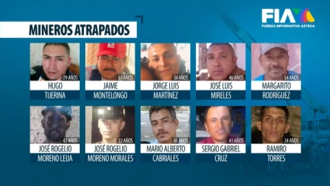 Quiénes son los 10 mineros atrapados en Coahuila