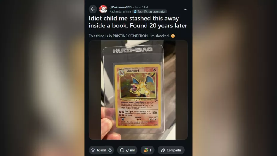 Pokémon Encuentra carta de hace 20 años y vale una fortuna.jpg