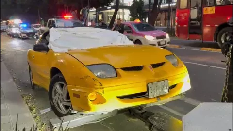 Un señor de 71 años se disparó tras chocar en CDMX.