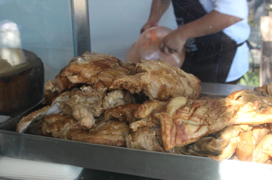 Ricos y deliciosos platillos tuvimos en el centro de acopio