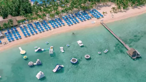 Playa paraíso es uno de los puntos más tranquilos de la isla