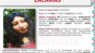 Roslyn Yatzuri López desaparecida Cacahoatán Chiapas