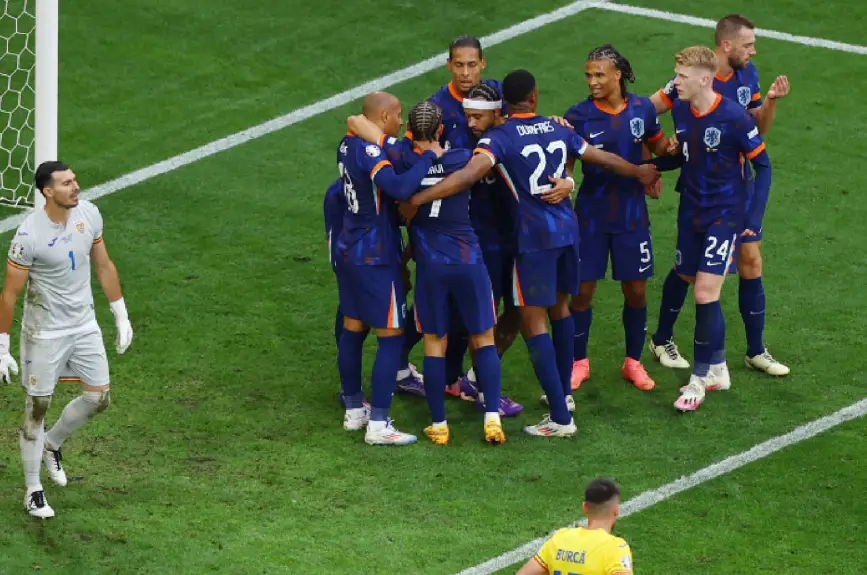 Festejo ultimo gol de Países Bajos vs Rumania.jpg