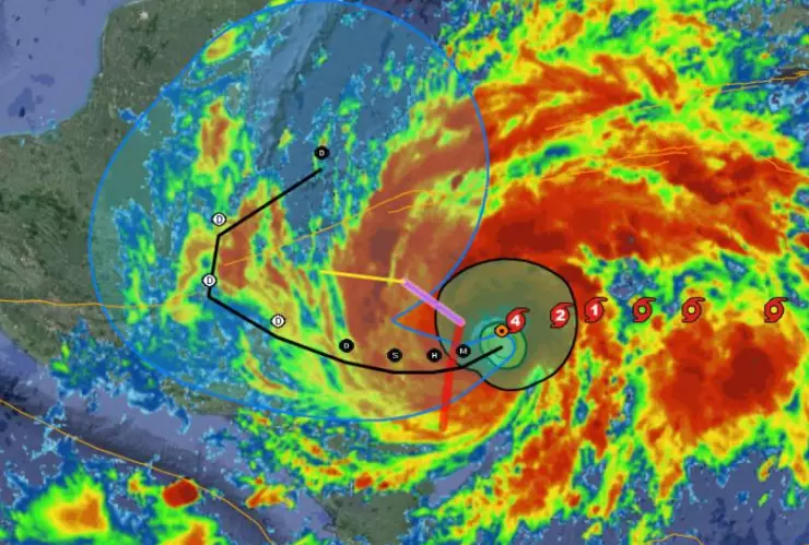 Etas es categoría 4 se espera que impacte en Nicaragua y al sureste de Honduras.