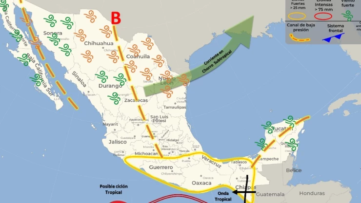 clima mexico 6 de junio