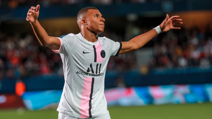 Kylian Mbappé con el PSG