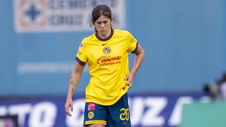 Nicki Hern&aacute;ndez en la derrota de Am&eacute;rica ante Cruz Azul