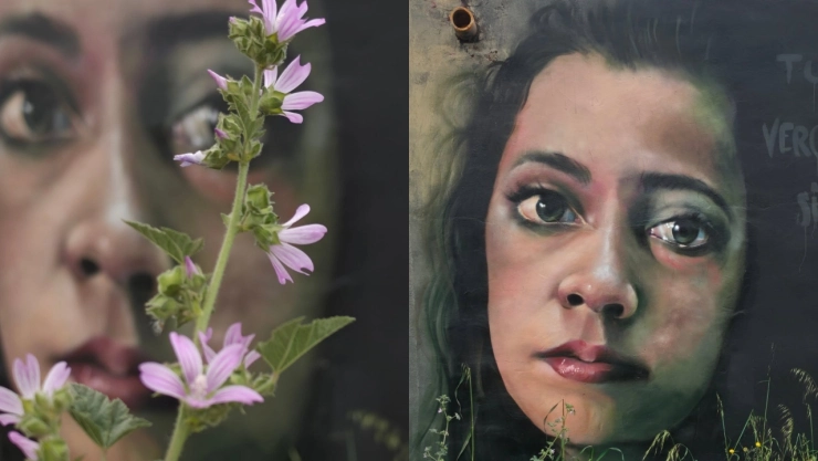 Fotos de mural de Noelia Castillo Ramos.