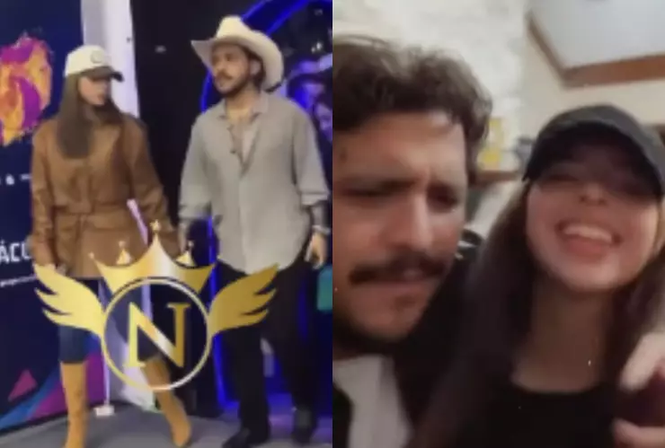 ¿Rubia? Ángela Aguilar cambia de look y así lo presume junto a Christian Nodal