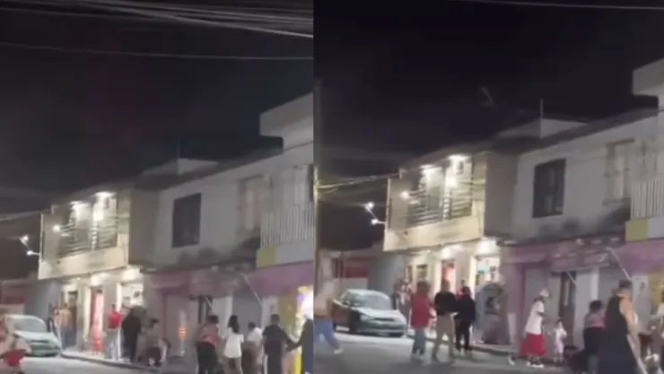 Captan momento en el que se desata riña entre familias en Cumbres I en Aguascalientes (VIDEO)