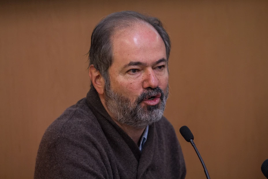 CIUDAD DE MÉXICO, 29NOVIEMBRE2018.- Los escritores Juan Villoro y Roger Bartra participaron en la conferencia "¿Fracasó el movimiento estudiantil de 1968?”, en el Instituto de Investigaciones Sociales de la UNAM.
FOTO: ISAAC ESQUIVEL /CUARTOSCURO.COM