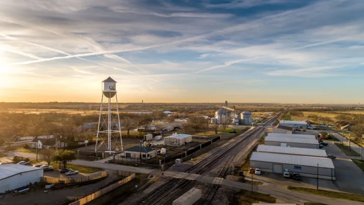 El centro de Celina, en Texas.