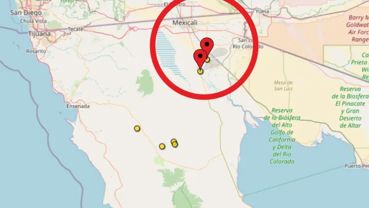 Mexicali vuelve a temblar: seis sismos reactivan alertas en Baja California