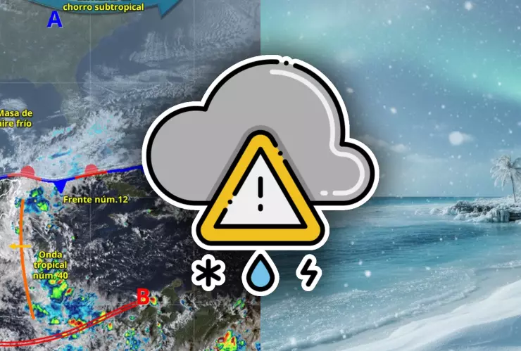¡Sigue la ‘heladez’ en Quintana Roo! Frente Frío 12 y Onda Tropical afectarán el clima en Cancún y otras partes del estado HOY, 5 de noviembre de 2025